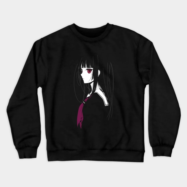 Jigoku Girl Crewneck Sweatshirt by ThyMightyUlk